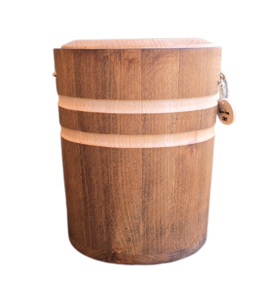 Bild 1 von Naturholz Urne - Buche dunkel  s31 - für alle Bestattungsarten