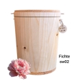 Naturholz Urne - Tanne sw02 - für alle Bestattungsarten