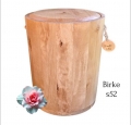 Naturholz Urne - Birke s52 - für alle Bestattungsarten