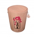 Bild 4 von Naturholz Urne - Linde s34 - für alle Bestattungsarten, Handbemalt