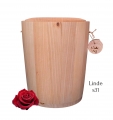 Naturholz Urne - Linde s31 - für alle Bestattungsarten