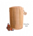 Naturholz Klein Urne - Kirsche s05 - ca. 2,0 L - für alle Bestattungsarten