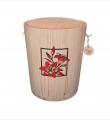 Bild 3 von Naturholz Urne - Tanne s34 - für alle Bestattungsarten, Handbemalt