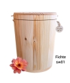 Naturholz Urne - Tanne sw01 - für alle Bestattungsarten