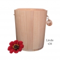 Naturholz Urne - Linde s34 - für alle Bestattungsarten